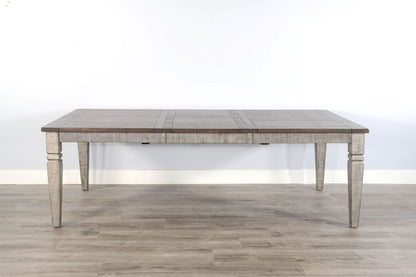 Sunny Designs Grey Extension Dining Table with Butterfly Leaf - Homestead Hills